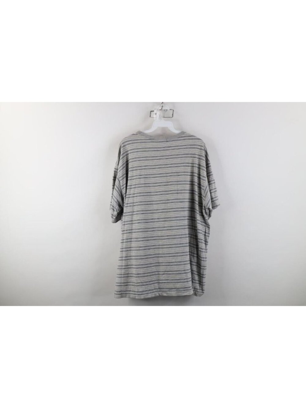 Vtg 90s Streetwear Mens XL Distressed Striped Color Block Short Sleeve T-Shirt - Picture 12 of 14